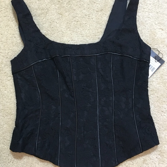 BNWT Corset-Style Brocade Top - Nanette Lapore - Picture 2 of 6